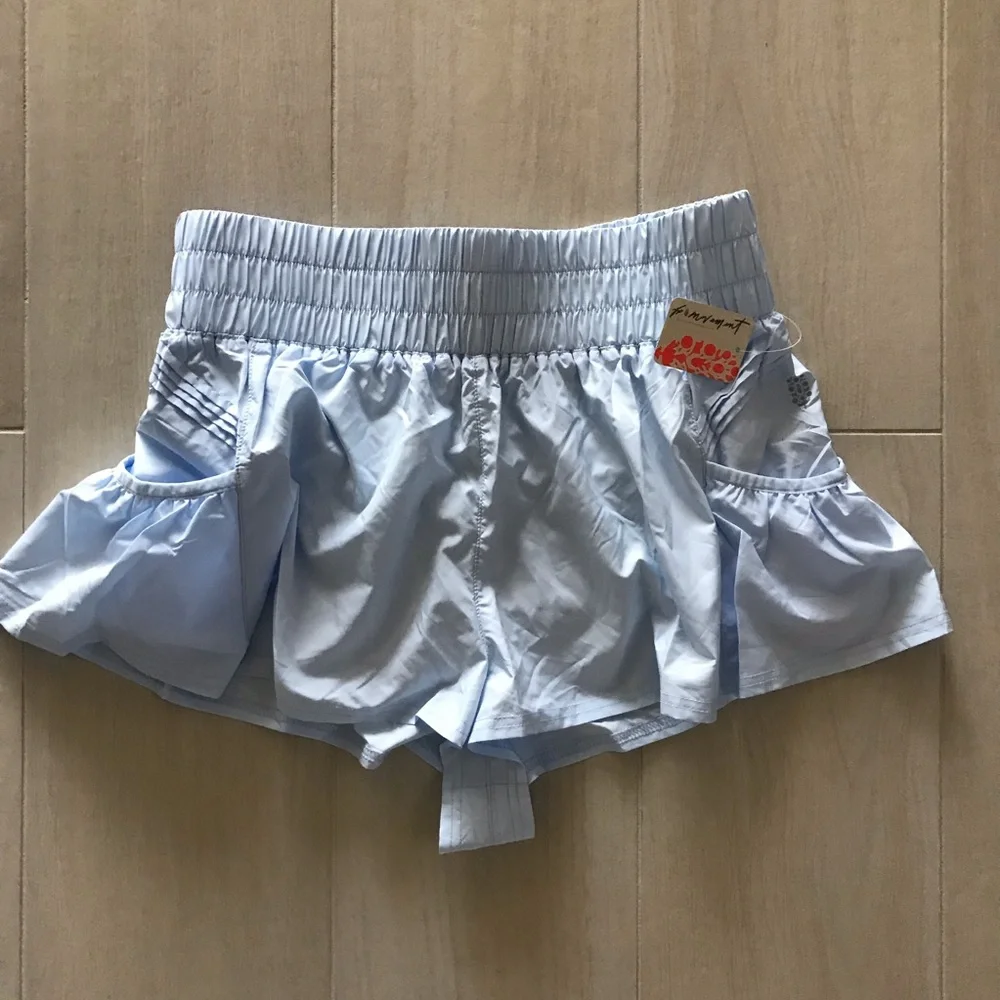 FREE PEOPLE MOVEMENT Get Your Flirt On Short baseline blue - Picture 5 of 8